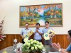 Đồng chí Trần Văn Phúc - GIám đốc Sở trao Quyết định bổ nhiệm cho  Lê Nghiêm Thuận và ông Hồ Đình Phương