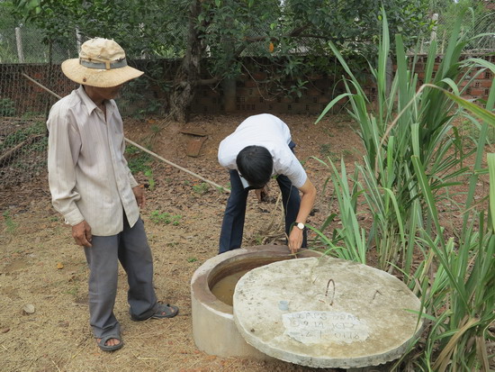 CTKSH của hộ ông Trần Văn Chung, ở thôn Thiết Tràng, xã Nhơn Mỹ (thị xã An Nhơn) phát huy hiệu quả tích cực