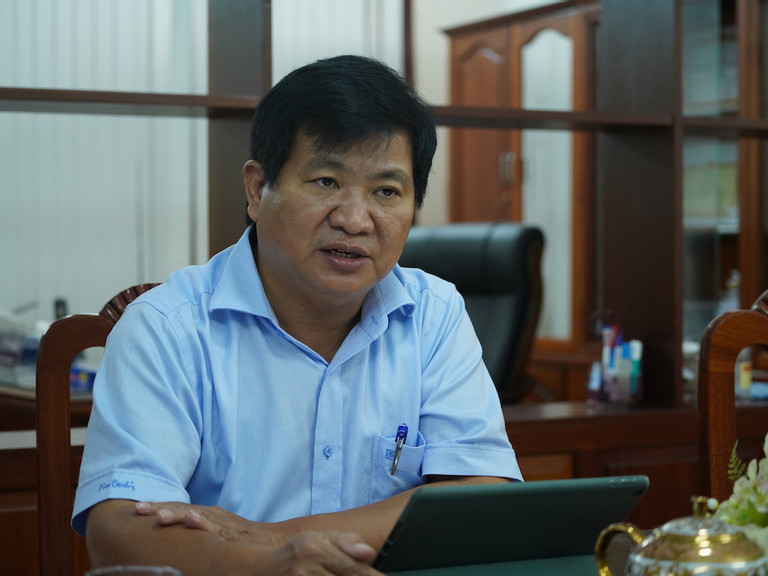 Ông Trần Văn Phúc, Giám đốc Sở NN&PTNT tỉnh Bình Định chia sẻ về những lợi ích của chuyển đổi số